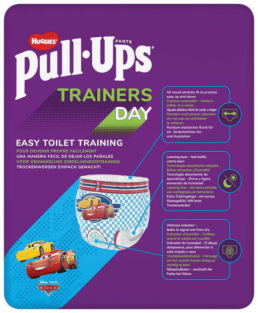 Huggies Pull-Ups Trainers Day Time Boy 2-4 Years Nappy Size 5-6+