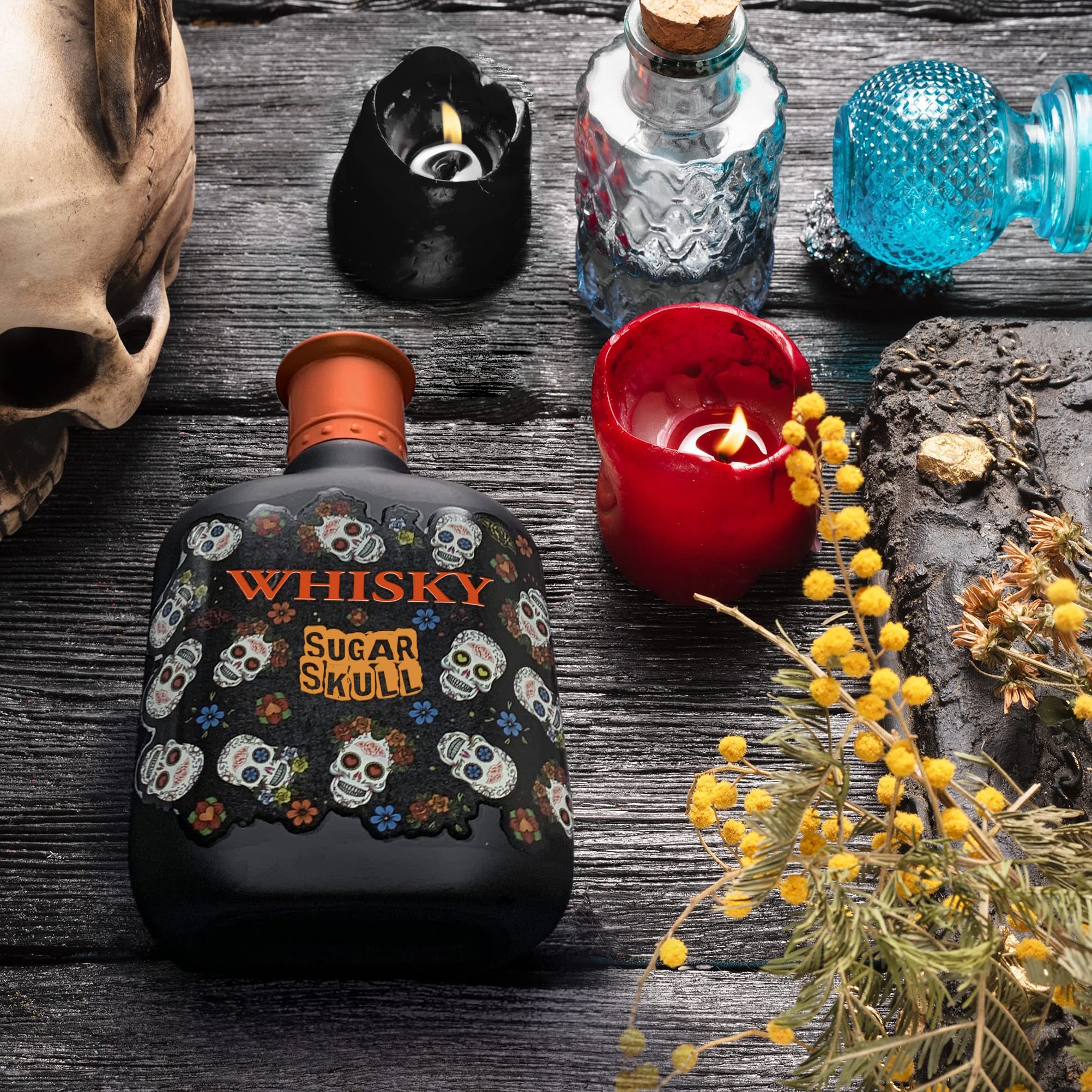 Evaflor Whisky Sugar Skull Eau De Toilette 100ml - Eau de Toilette at MyBeautyBoutique by Whisky