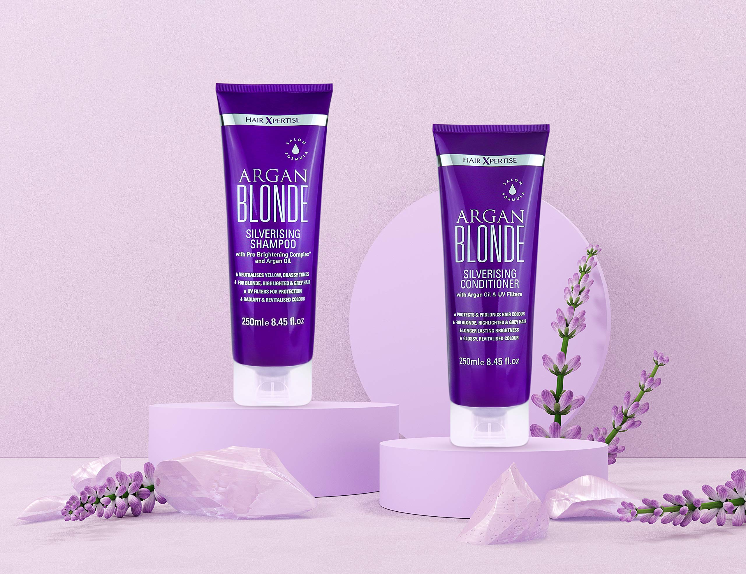 Hair Xpertise Argan Blonde Silverising Shampoo 250ml