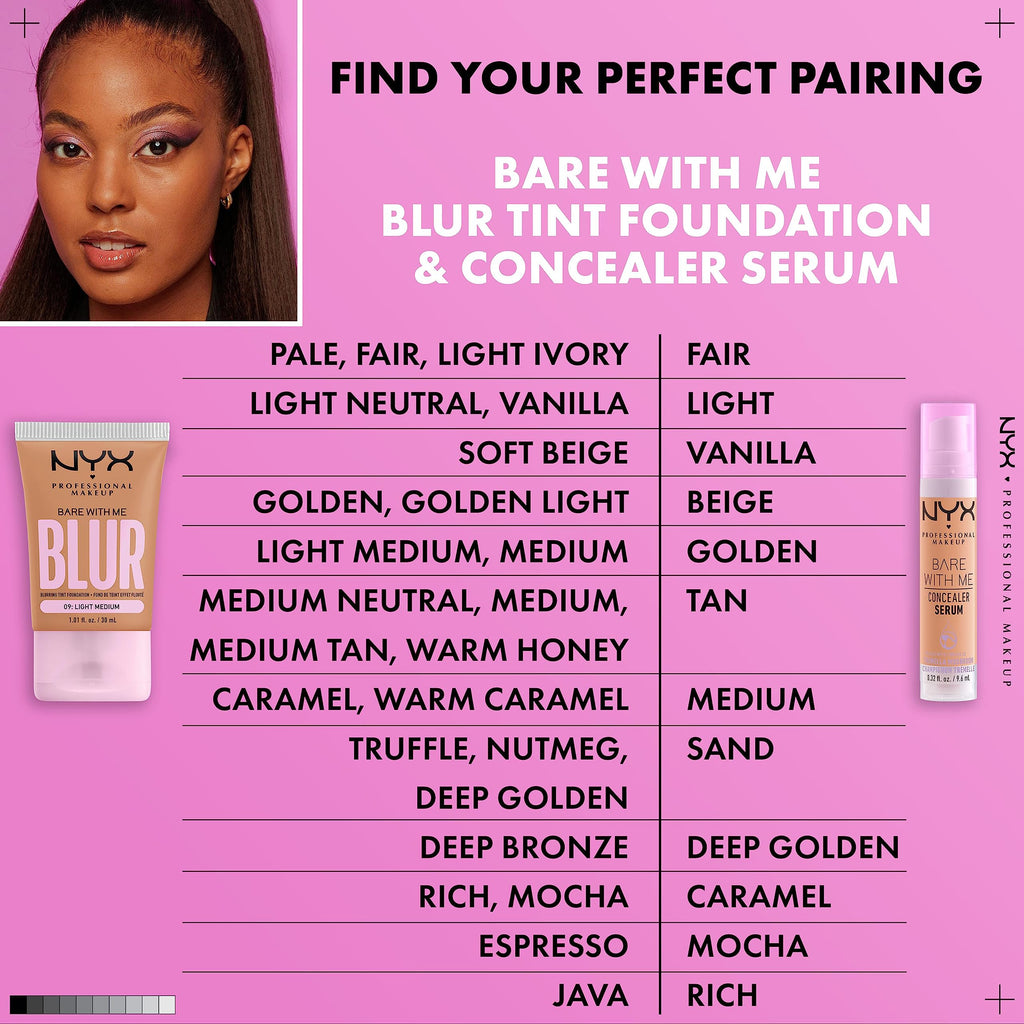 NYX Bare With Me Skin Tint Foundation 30ml - 07 Golden