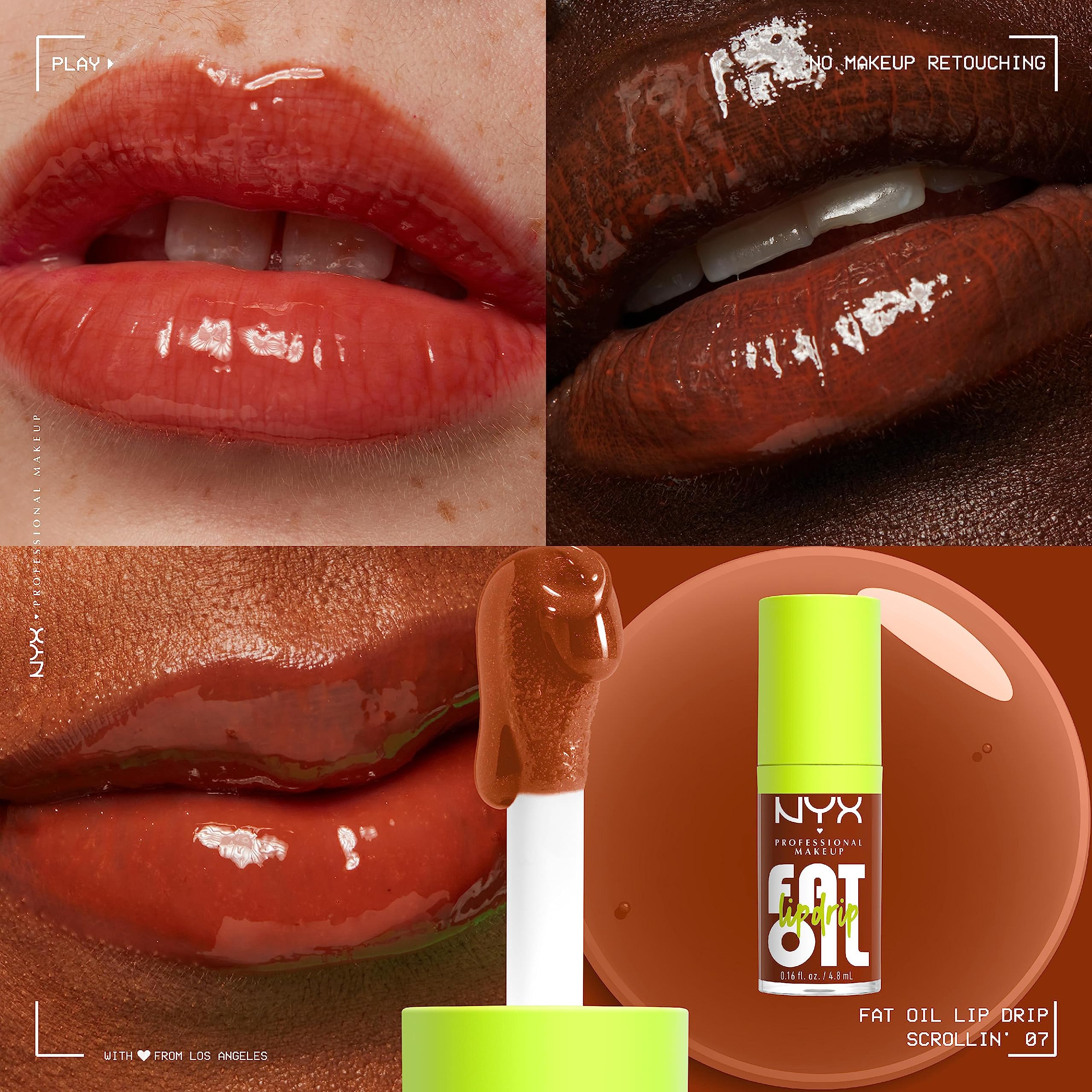 NYX Fat Oil Lip Drip Lip Gloss 4.8ml - Scrollin