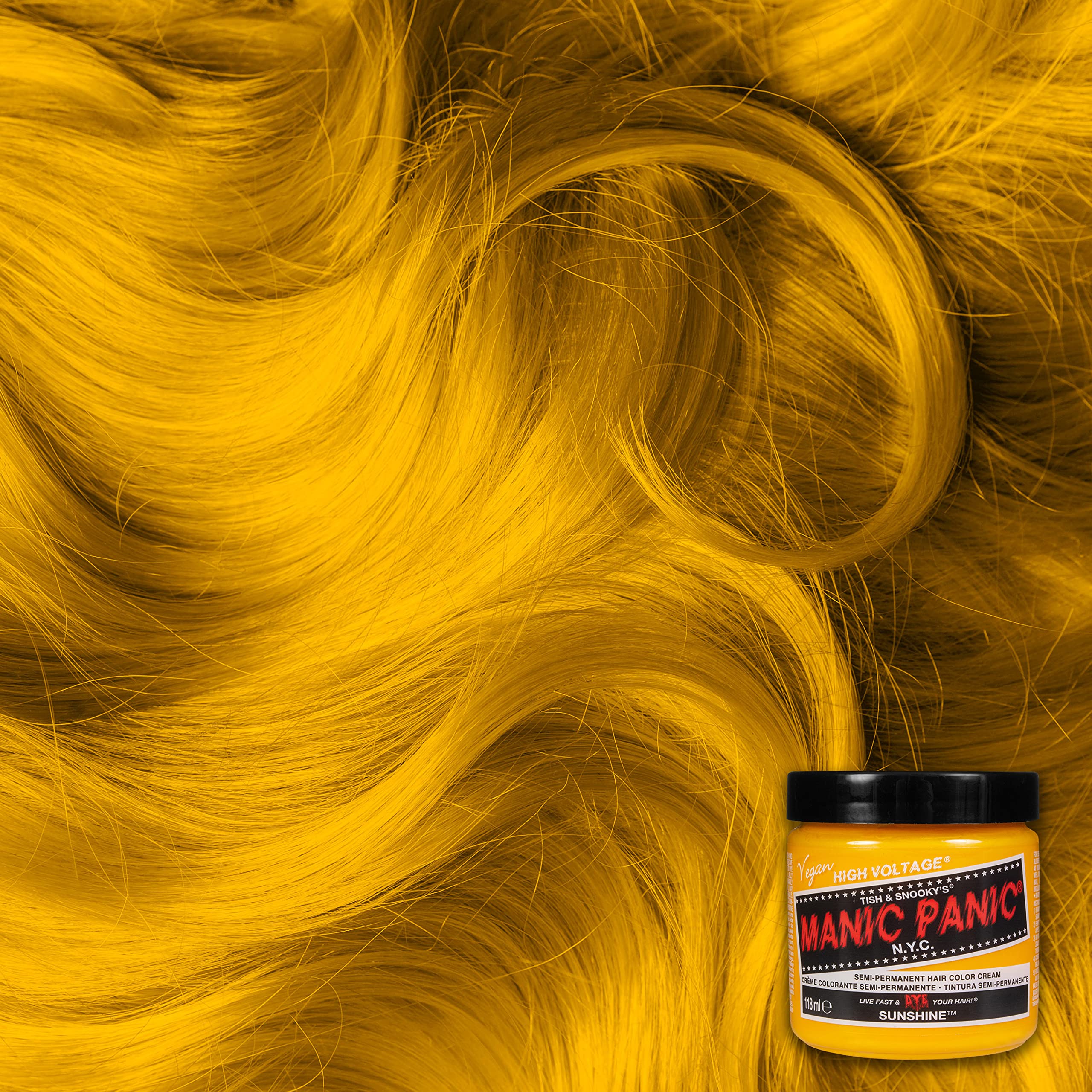 Manic Panic High Voltage Classic Semi-Permanent Hair Colour 118ml - Sunshine