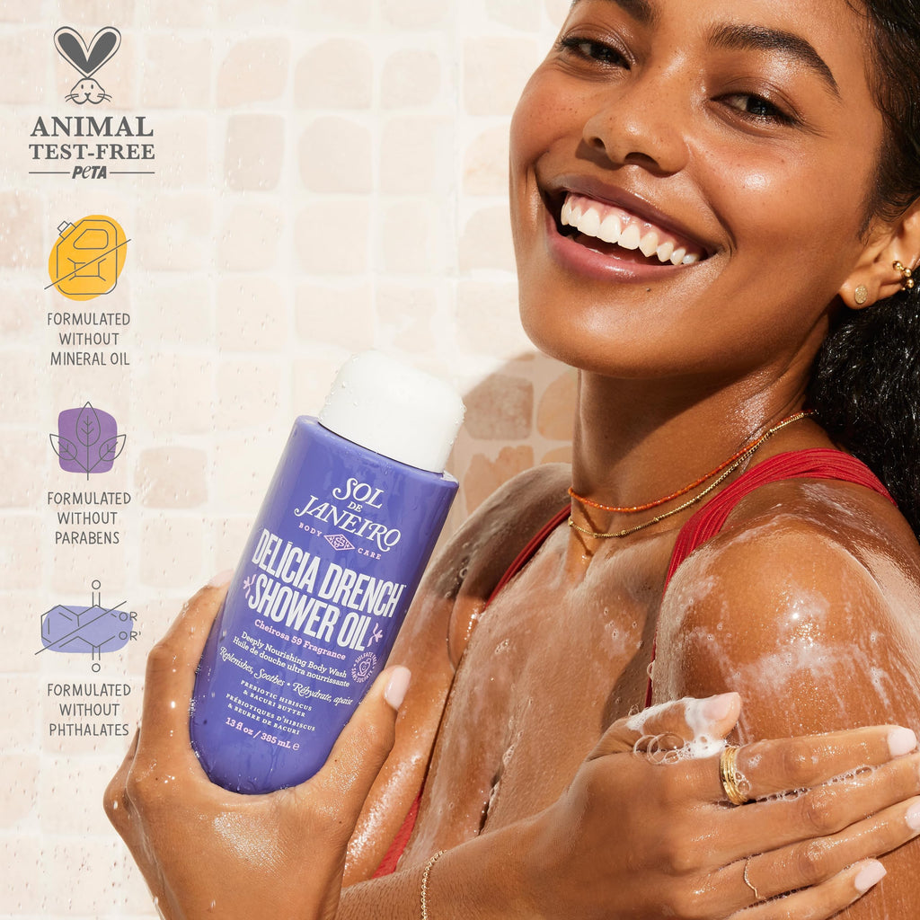 Sol De Janeiro DelÃ­cia Drench Shower Oil 385ml