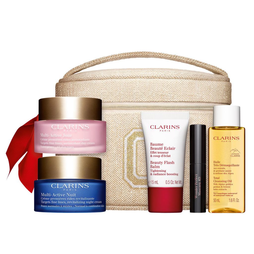 Clarins Multi Active Multi Tasking Holiday Collection - 4 Piece Set
