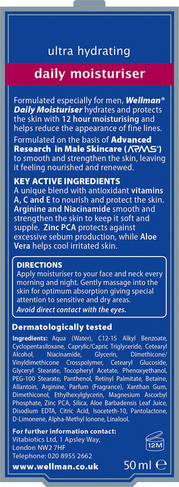 Vitabiotics Wellman Daily Moisturiser