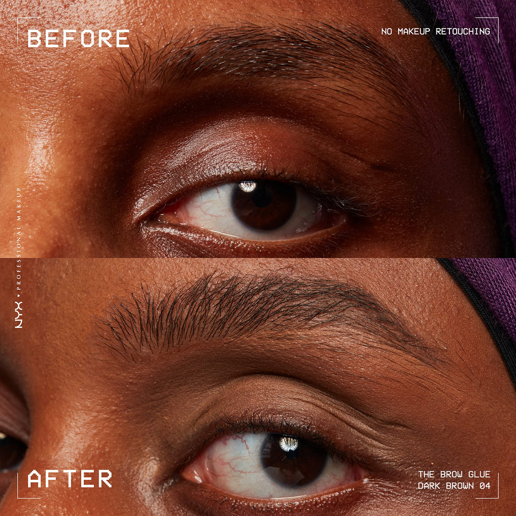 NYX The Grow Glue Instant Brow Styler Gel 5g - Dark Brown
