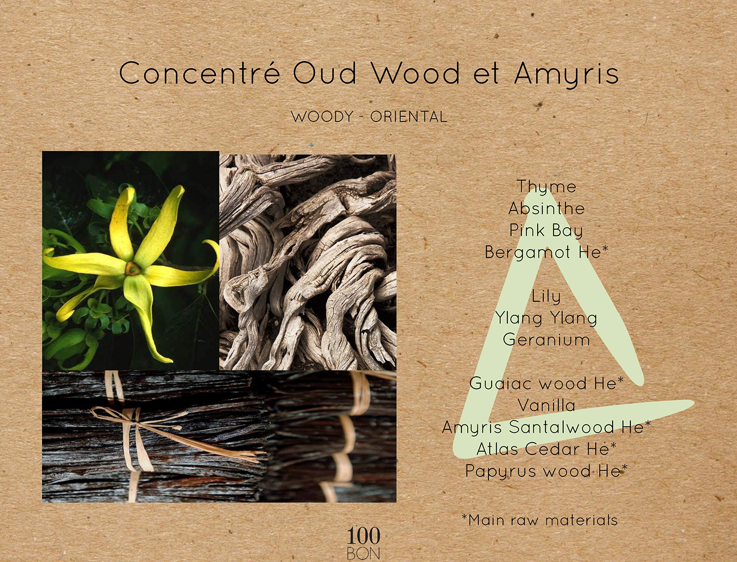 100 Bon Oud Wood Amyris Refillable Eau De Parfum 15ml - Eau De Parfum at MyBeautyBoutique by 100 Bon