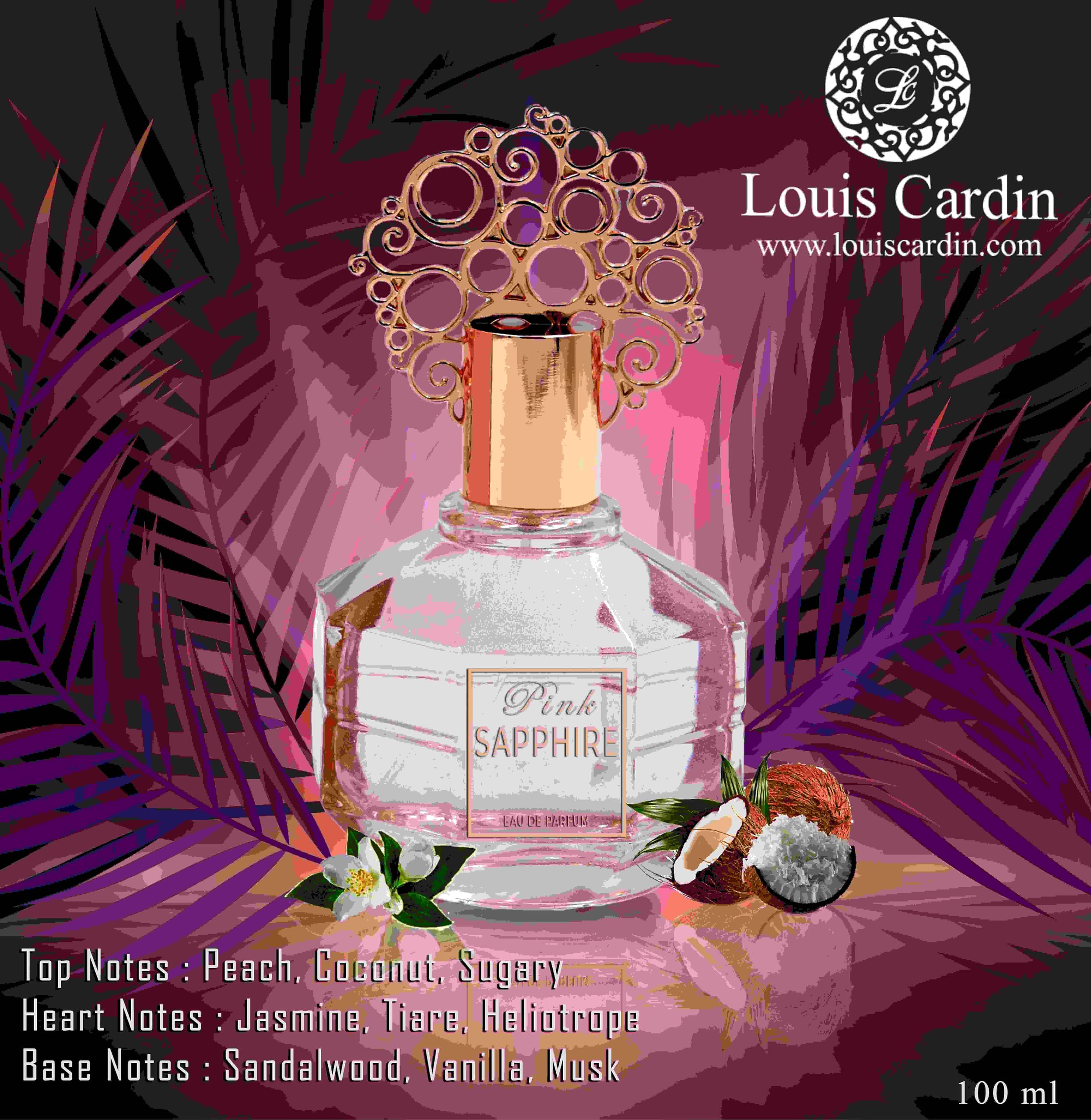 Louis Cardin Pink Sapphire Eau de Parfum 100ml Spray