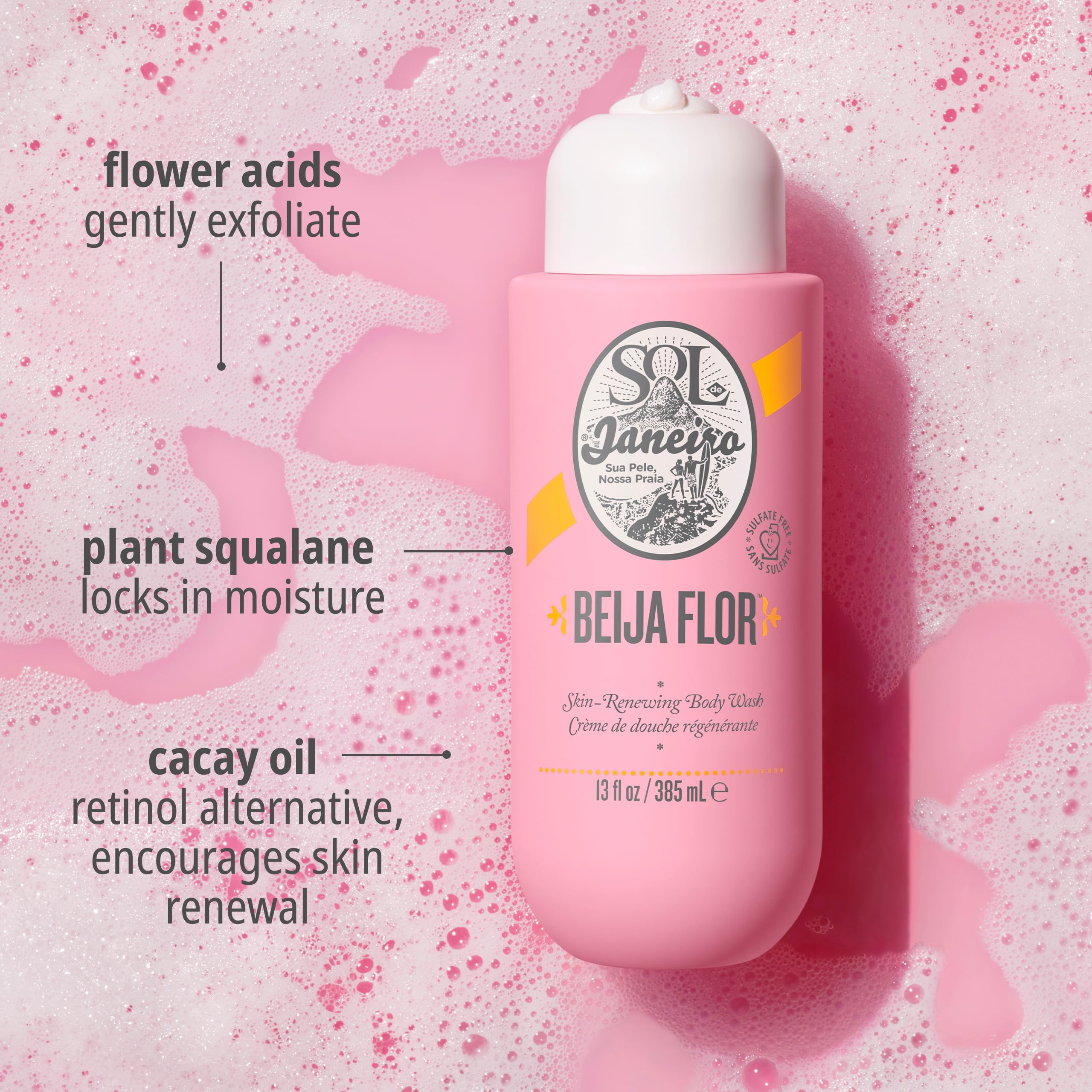 Sol De Janeiro Beija Flor Body Wash 385ml