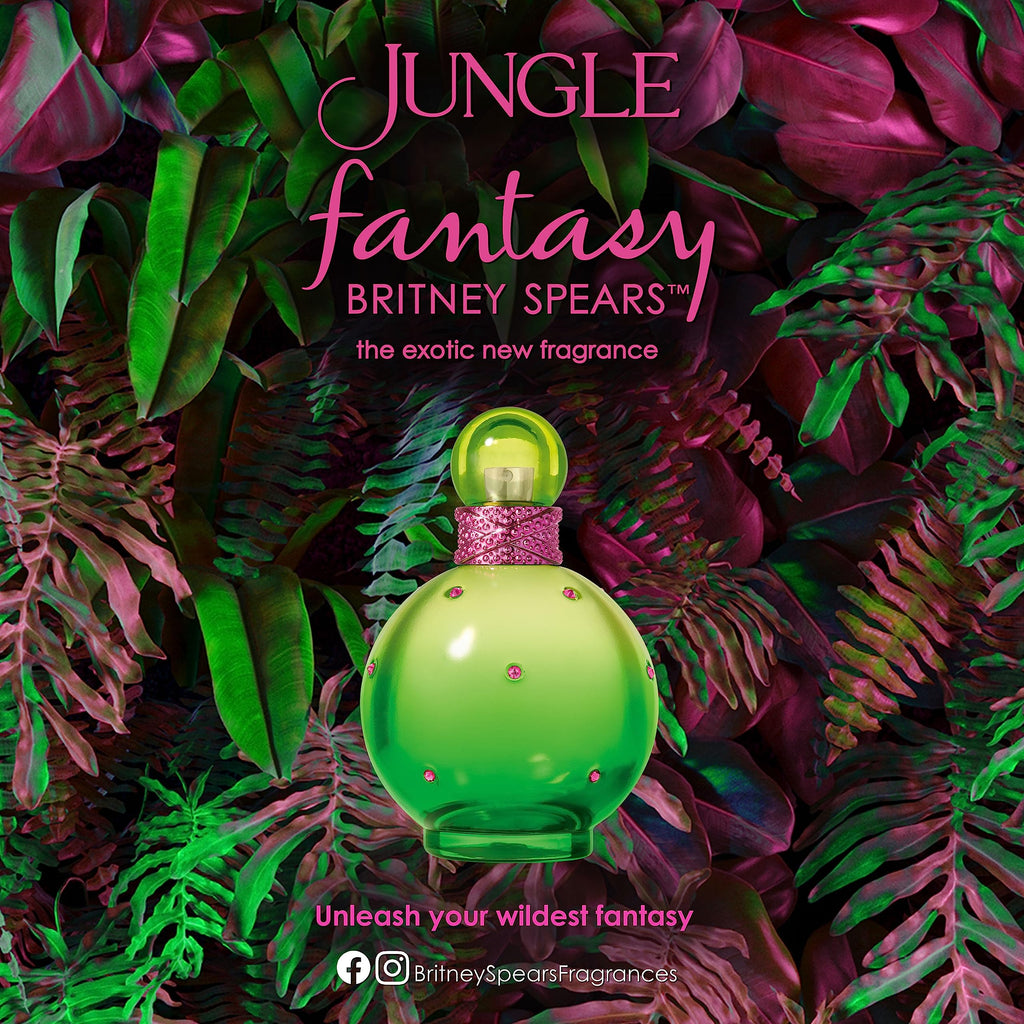 Britney Spears Jungle Fantasy Eau de Toilette 100ml Spray - For Her at MyBeautyBoutique by Britney Spears