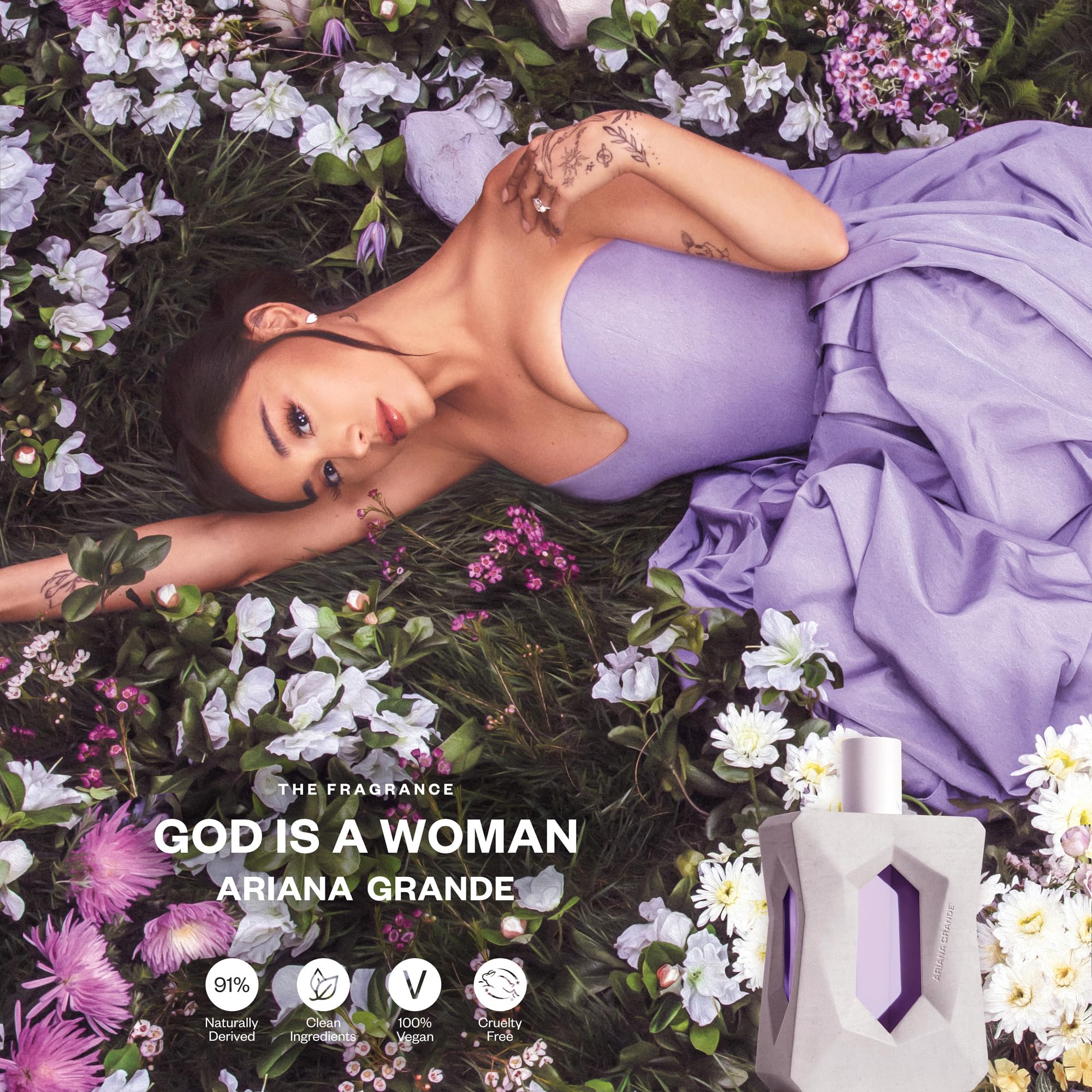 Ariana Grande God Is A Woman Eau de Parfum 100ml Spray - For Her at MyBeautyBoutique by Ariana Grande