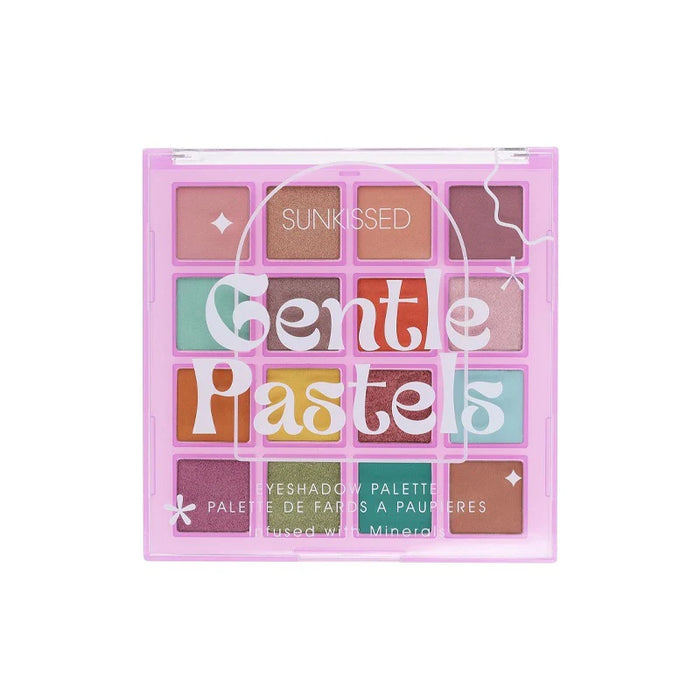 Sunkissed Gentle Pastels Eyeshadow Palette - 16 Shades