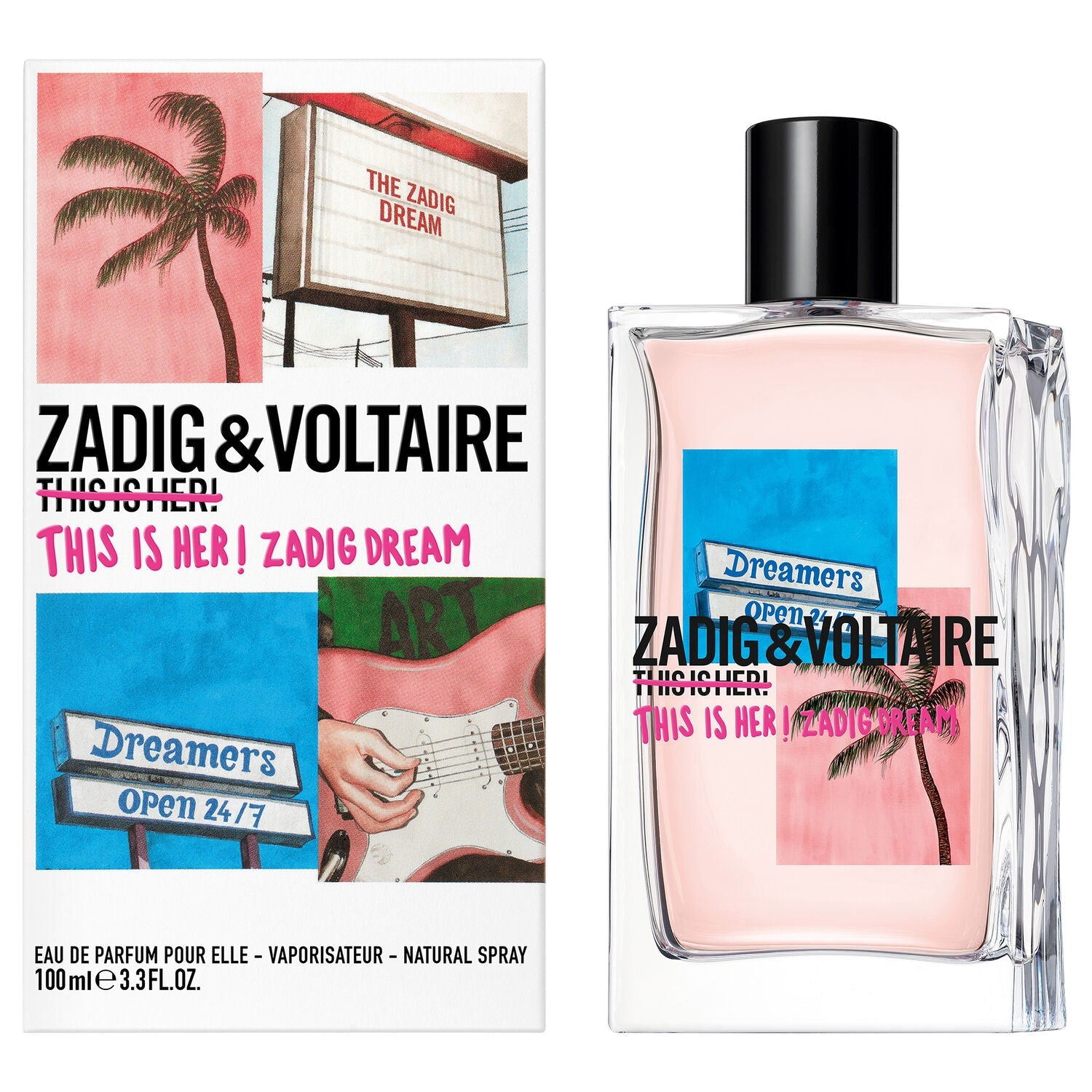 Zadig & Voltaire This Is Her! Zadig Dream Eau de Parfum 100ml Spray - Fragrance at MyBeautyBoutique by Zadig & Voltaire