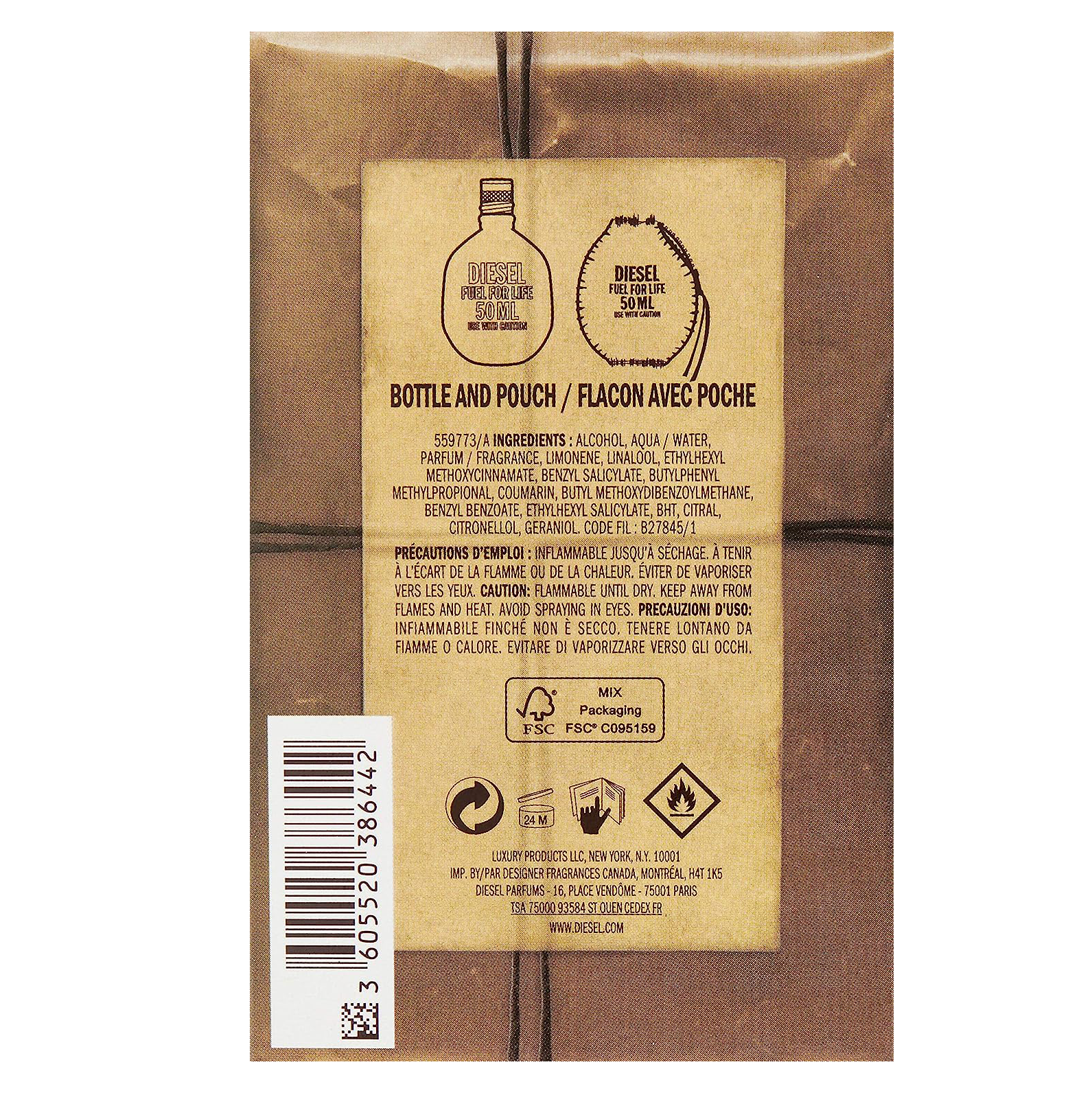 Diesel Fuel For Life Eau de Toilette 50ml - Eau de Toilette at MyBeautyBoutique by Diesel