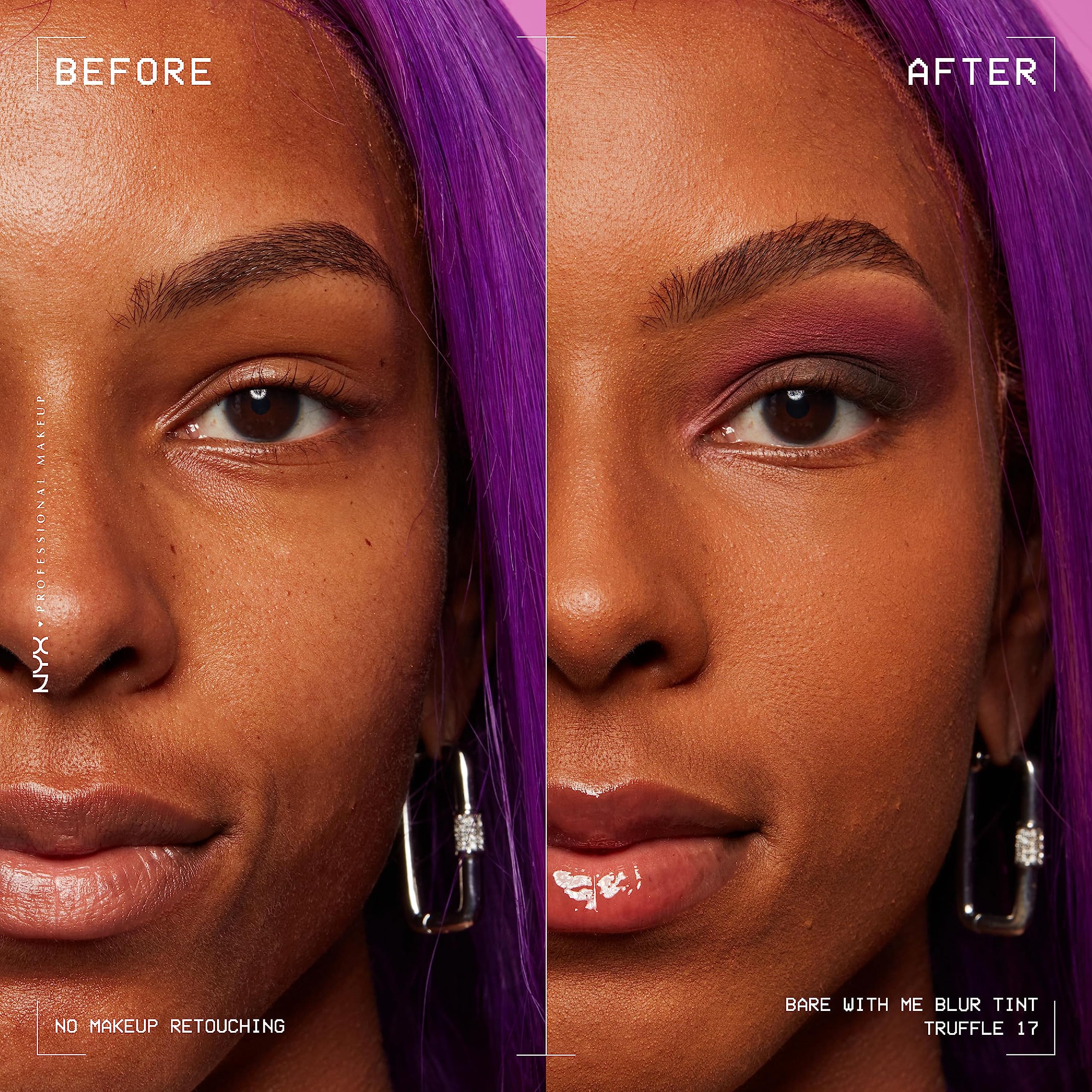 NYX Bare With Me Blur 17 Truffle Foundation 30ml