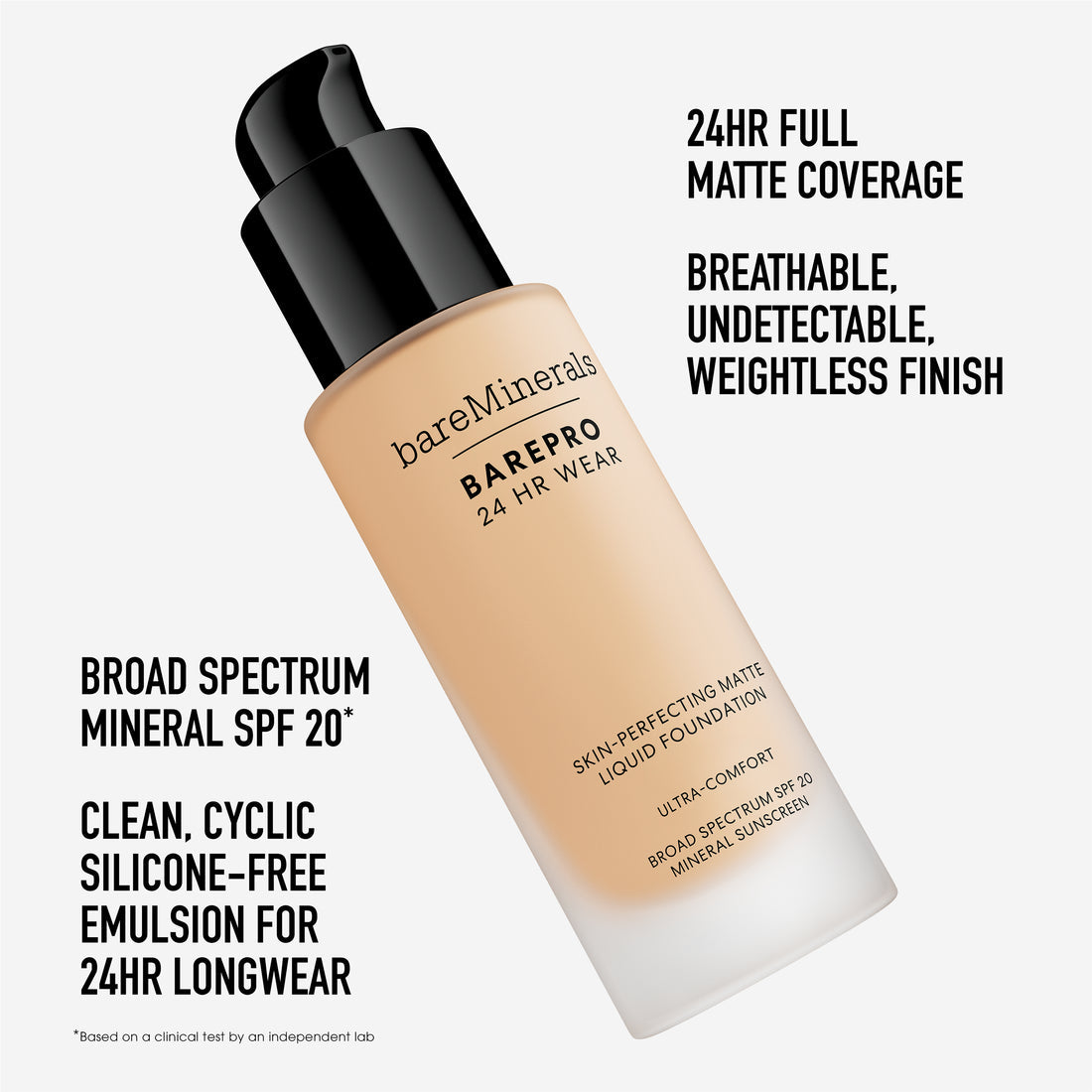BareMinerals Barepro 24HR Wear Matte Liquid Foundation SPF20 30ml - Fair 17 Neutral