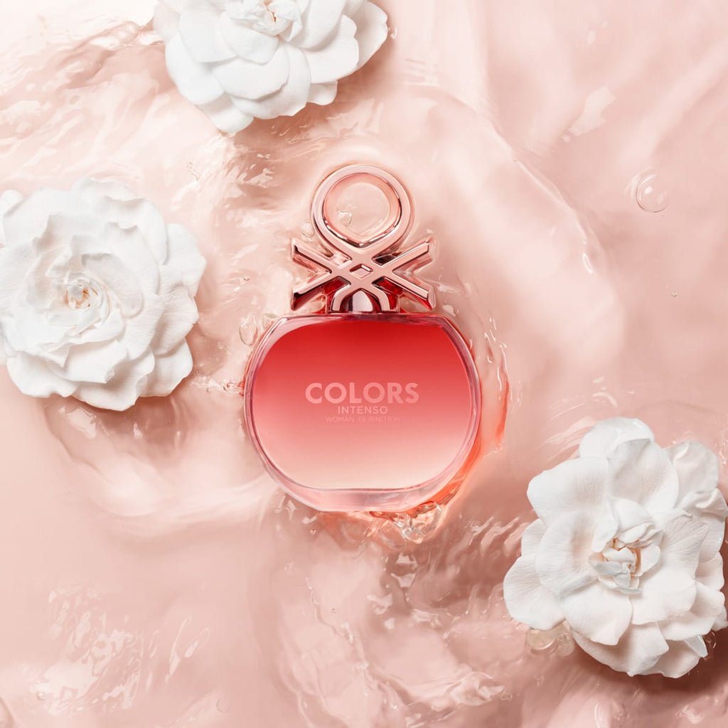 Benetton Colours De Benetton Woman Rose Intenso Eau De Parfum 80ml Spray