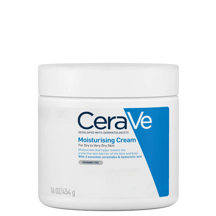 CeraVe Moisturizing Cream 454g - Hydration for Dry to Very Dry Skin, Face and Body