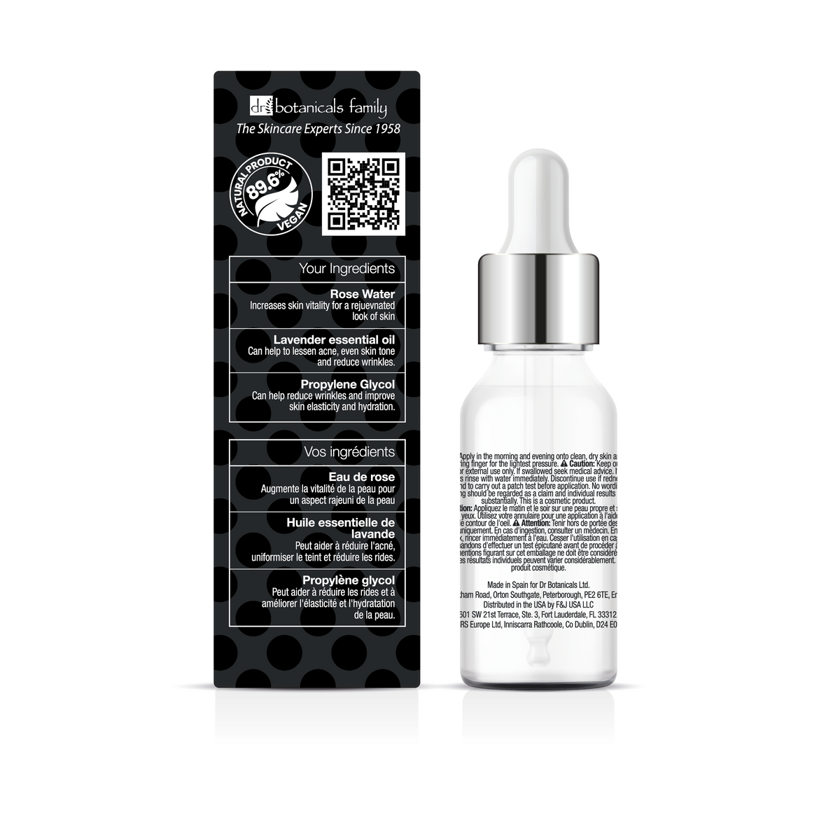 Dr Botanicals Rose  Lavender Super Strength Anti-Ageing Eye Serum 15ml