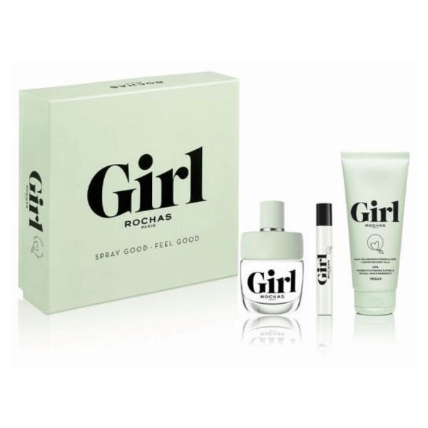 Rochas Girl Gift Set 100ml EDT + 7.5ml EDT + 100ml Body Lotion - Bath & Body Gift Sets at MyBeautyBoutique by Rochas