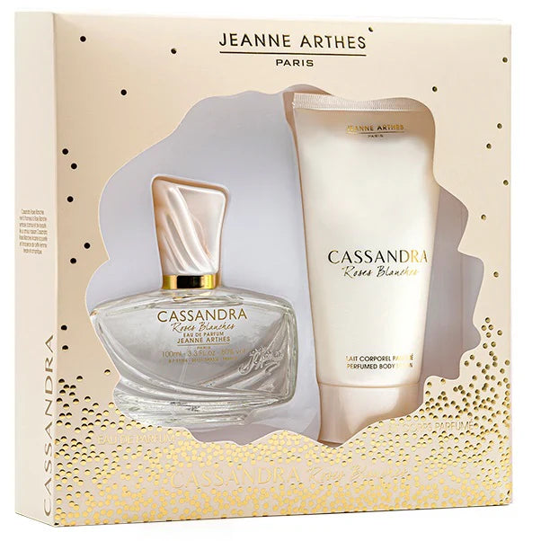 Jeanne Arthes Cassandra Roses Blanches Gift Set 100ml EDP + 100ml Body Lotion - Fragrance at MyBeautyBoutique by Jeanne Arthes