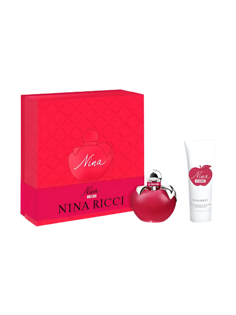Nina Ricci Nina Rouge Gift Set 50ml EDT + 75ml Body Lotion