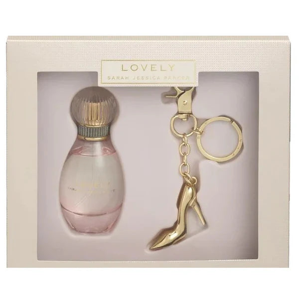 Sarah Jessica Parker Lovely Gift Set 30ml EDP + Gold Shoe Keyring - Fragrance at MyBeautyBoutique by Sarah Jessica Parker