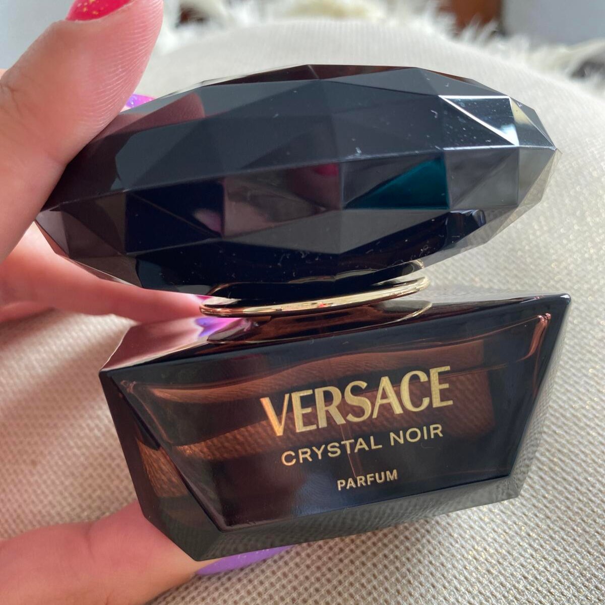 Versace Crystal Noir Eau De Parfum 90ml - Fragrance at MyBeautyBoutique by Versace
