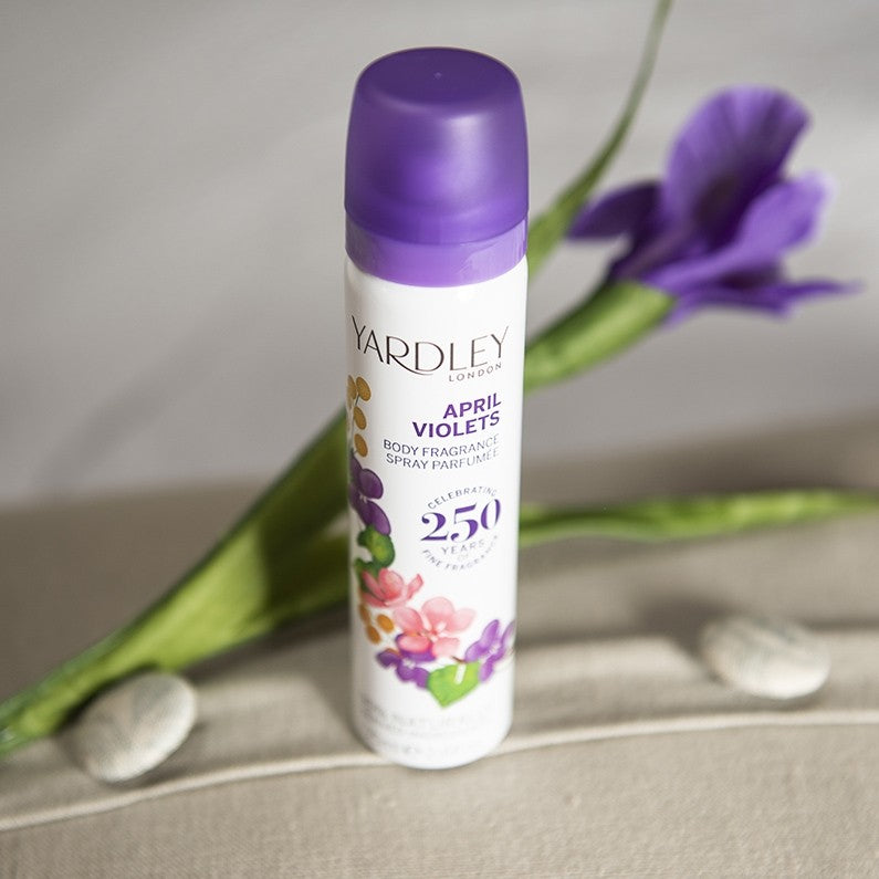 Yardley London April Violets Deodorising Body Spray 75ml - Fragrance at MyBeautyBoutique by Yardley London