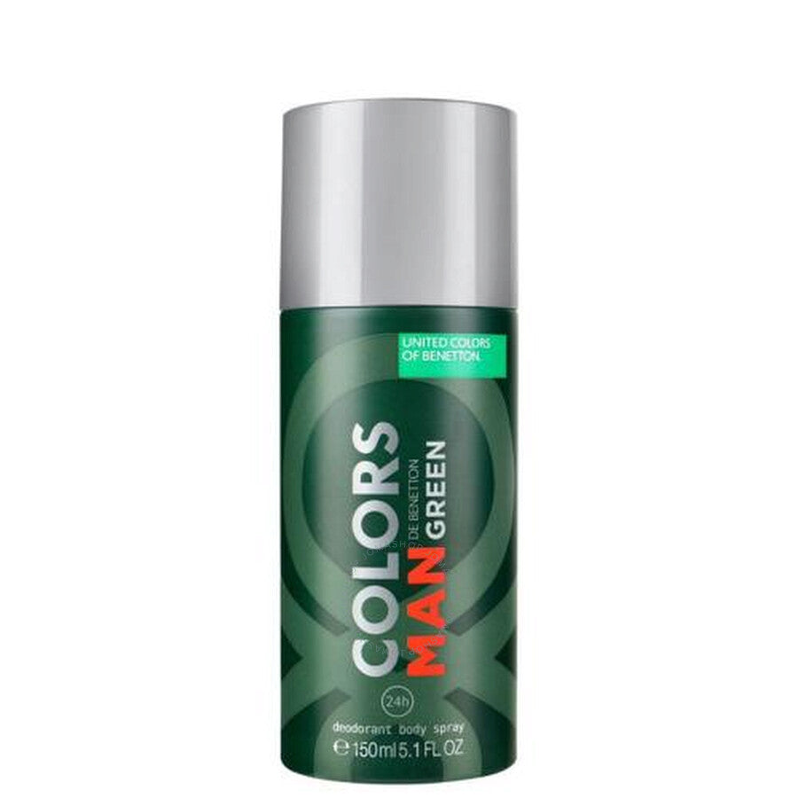 Benetton Colors De Benetton Green Deodorant Spray 150ml - Fragrance at MyBeautyBoutique by Benetton