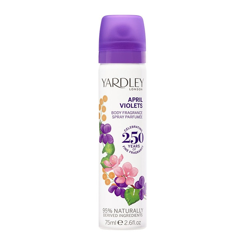Yardley London April Violets Deodorising Body Spray 75ml - Fragrance at MyBeautyBoutique by Yardley London
