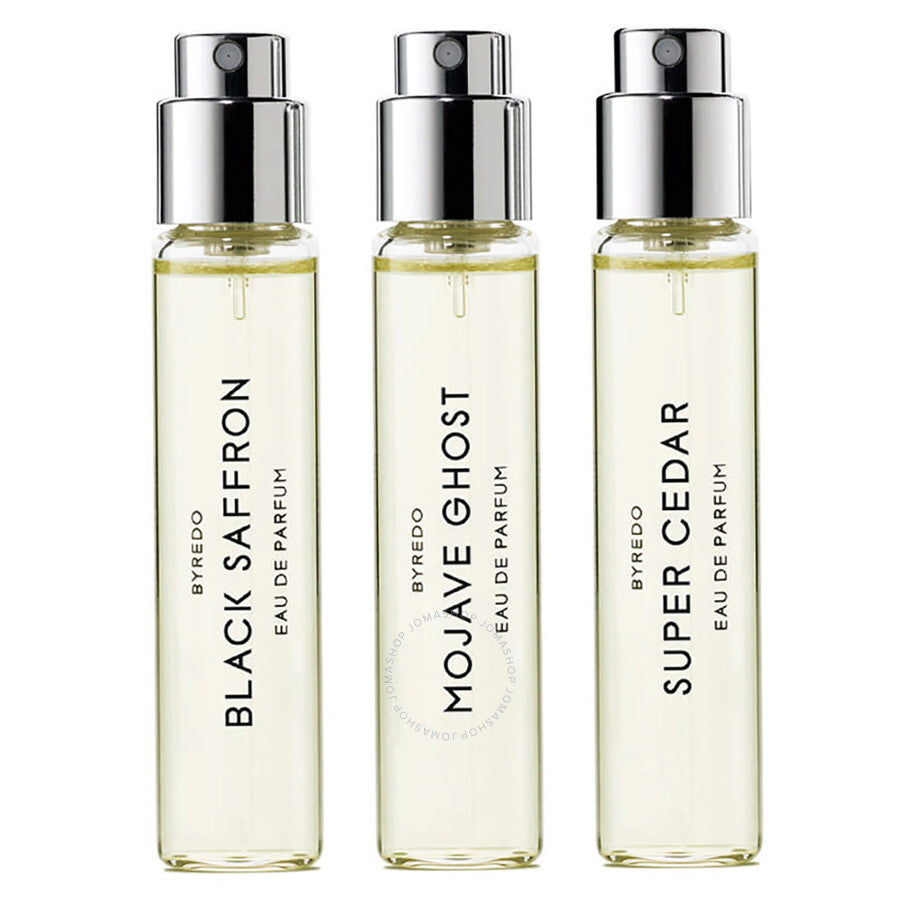 Byredo La Sélection Boisée Gift Set 12ml Black Saffron EDP + 12ml Mojave Ghost EDP + 12ml Super Cedar EDP - Fragrance at MyBeautyBoutique by Byredo