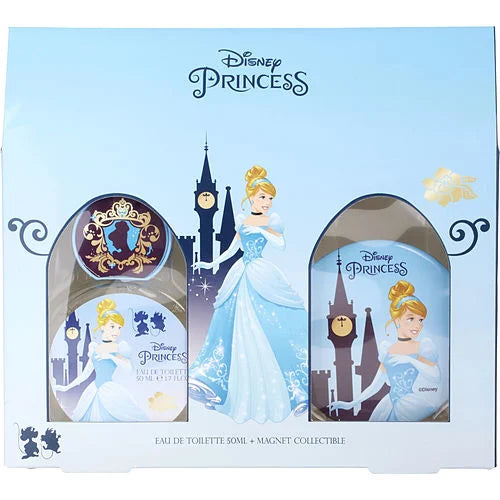 Disney Cinderella 2 Piece Gift Set: Eau De Toilette 50ml With Magnet - Gift Set at MyBeautyBoutique by Disney