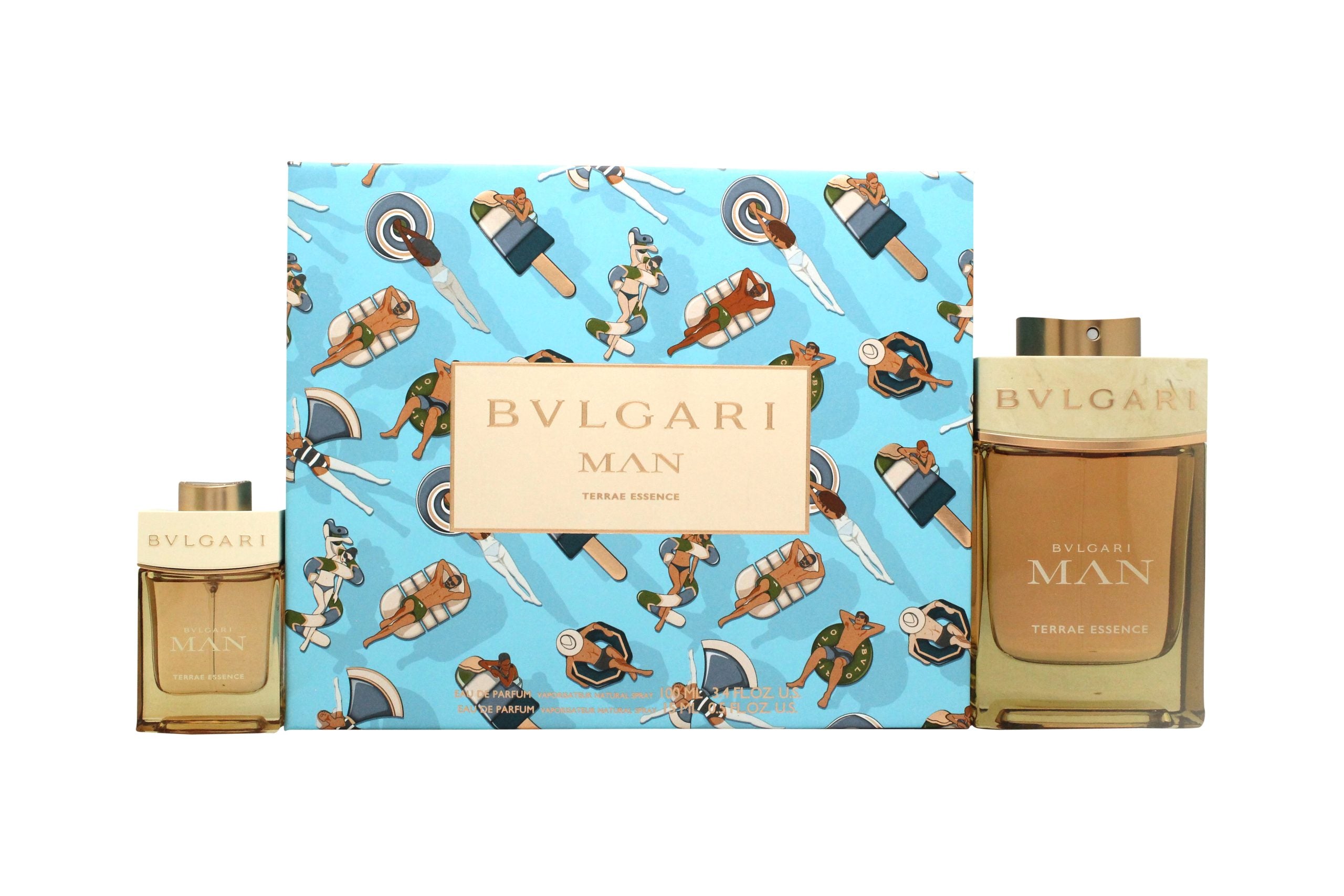 Bvlgari Man Terrae Essence Gift Set 100ml EDP + 15ml EDP - Perfume & Cologne at MyBeautyBoutique by Bvlgari