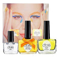 Ciate Corrupted Neon Manicure Gift Set 13.5ml Neon Orange Nail Polish + 10g Neon Glitter + 5ml Black Light Top Coat