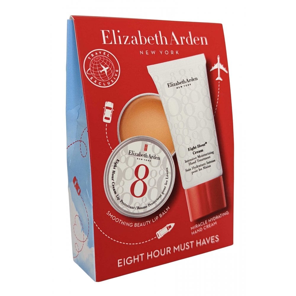 Elizabeth Arden Eight Hour Cream Gift Set 13ml Lip Protectant +  30ml Intensive Moisturising Hand Treatment