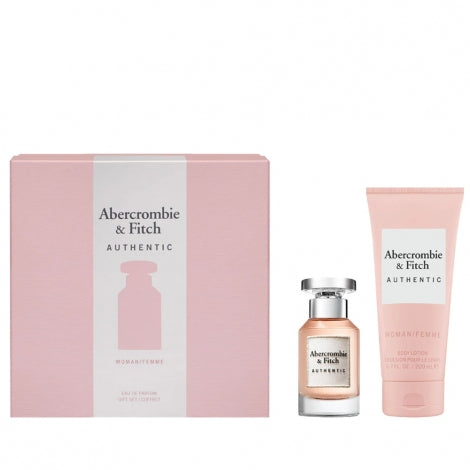 Abercrombie & Fitch Authentic Woman Gift Set 50ml EDP + 200ml Body Lotion - Fragrance at MyBeautyBoutique by Abercrombie & Fitch