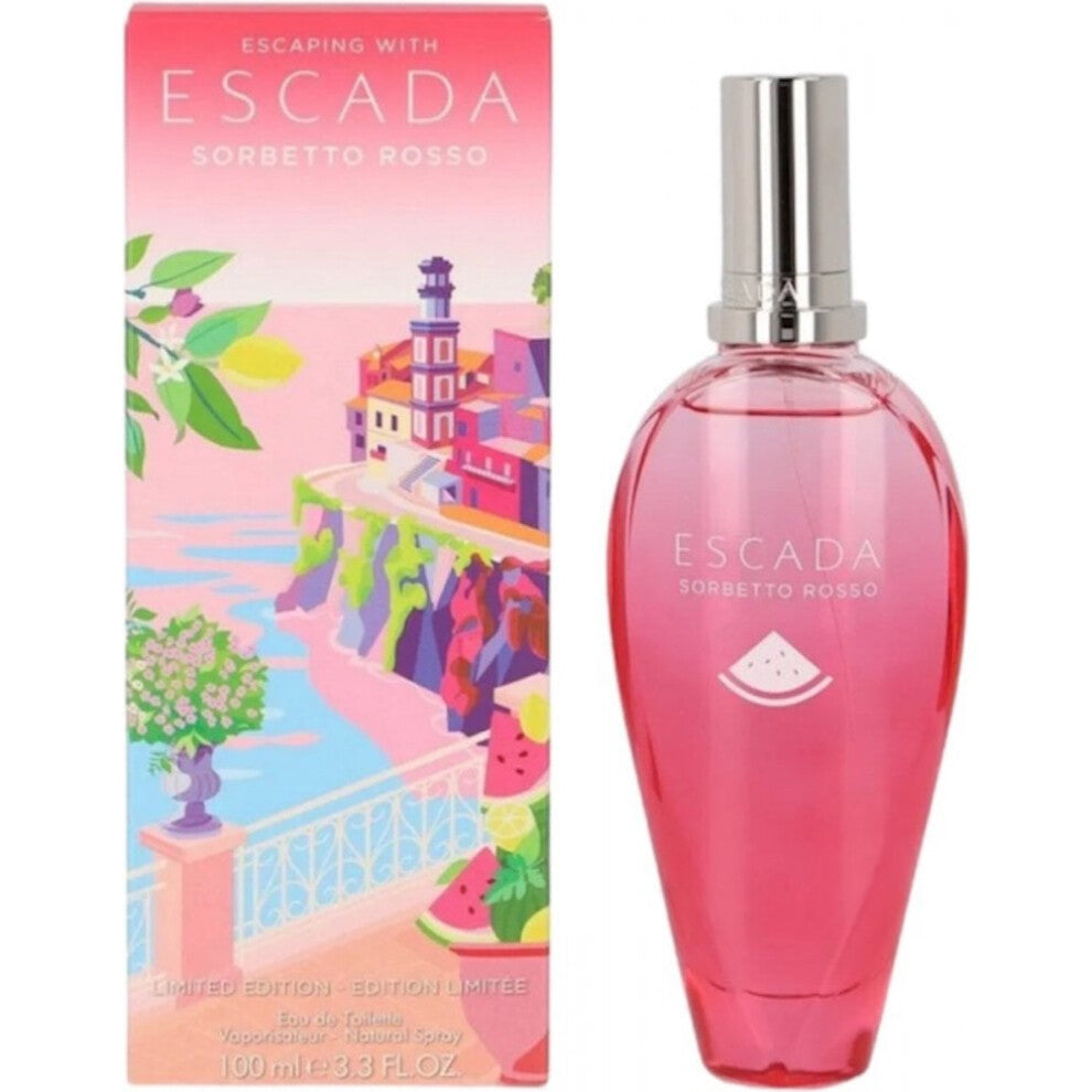 Escada Sorbetto Rosso Eau de Toilette 100ml Spray - Limited Edition - For Her at MyBeautyBoutique by Escada