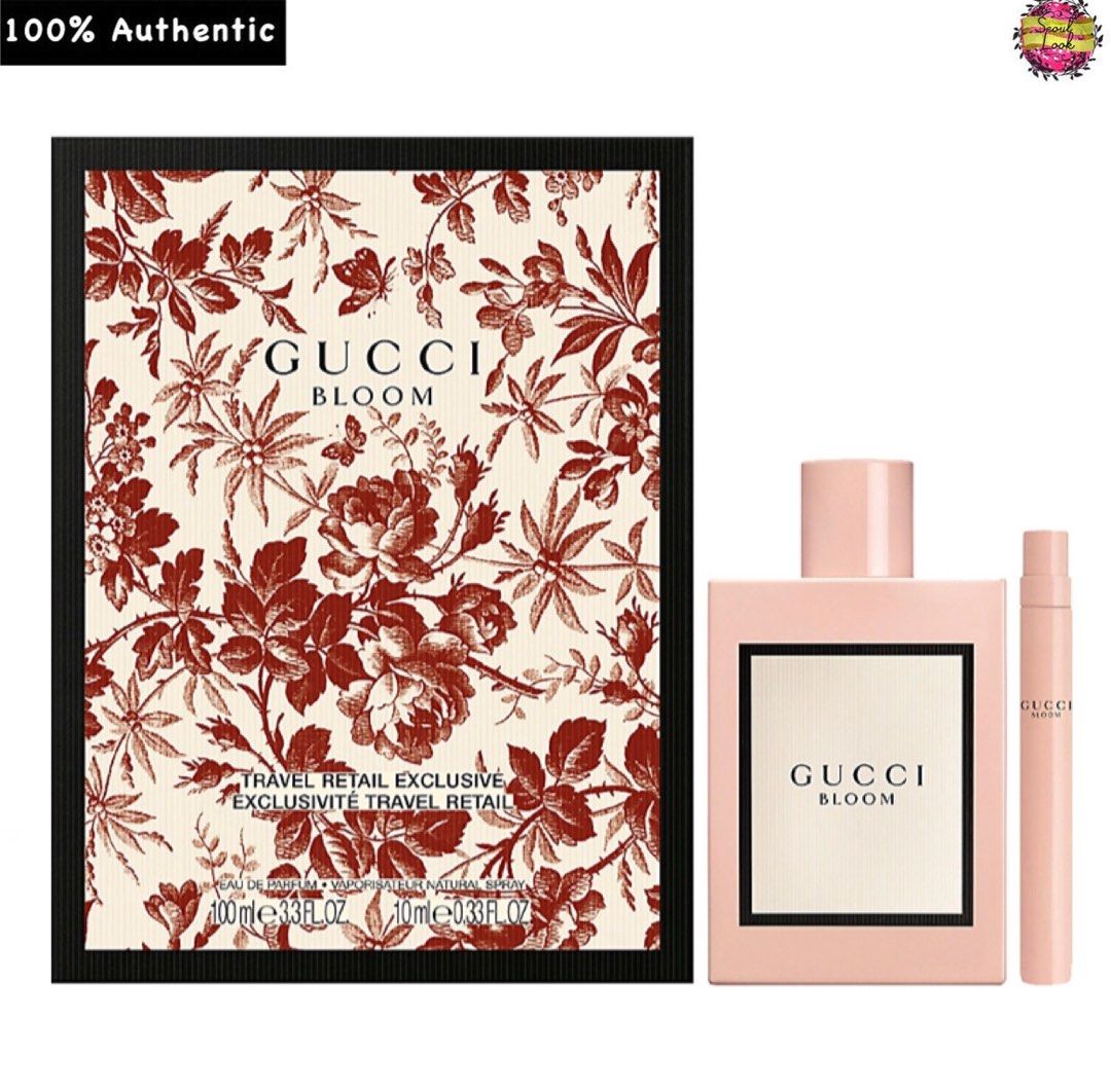 Bloom Gucci 2 Piece Gift Set: Eau De Parfum 100ml - Eau De Parfum 10ml - Perfume & Cologne at MyBeautyBoutique by Gucci