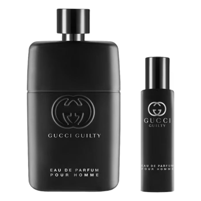 Gucci Guilty Pour Homme 2 Piece Gift Set: Eau De Parfum 90ml - Eau De Parfum 15ml - Gift Set at MyBeautyBoutique by Gucci