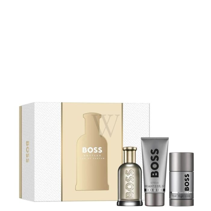 Hugo Boss Boss Bottled Eau de Parfum Gift Set 100ml EDP + 100ml Shower Gel + 75g Deodorant Stick - Fragrance at MyBeautyBoutique by Hugo Boss