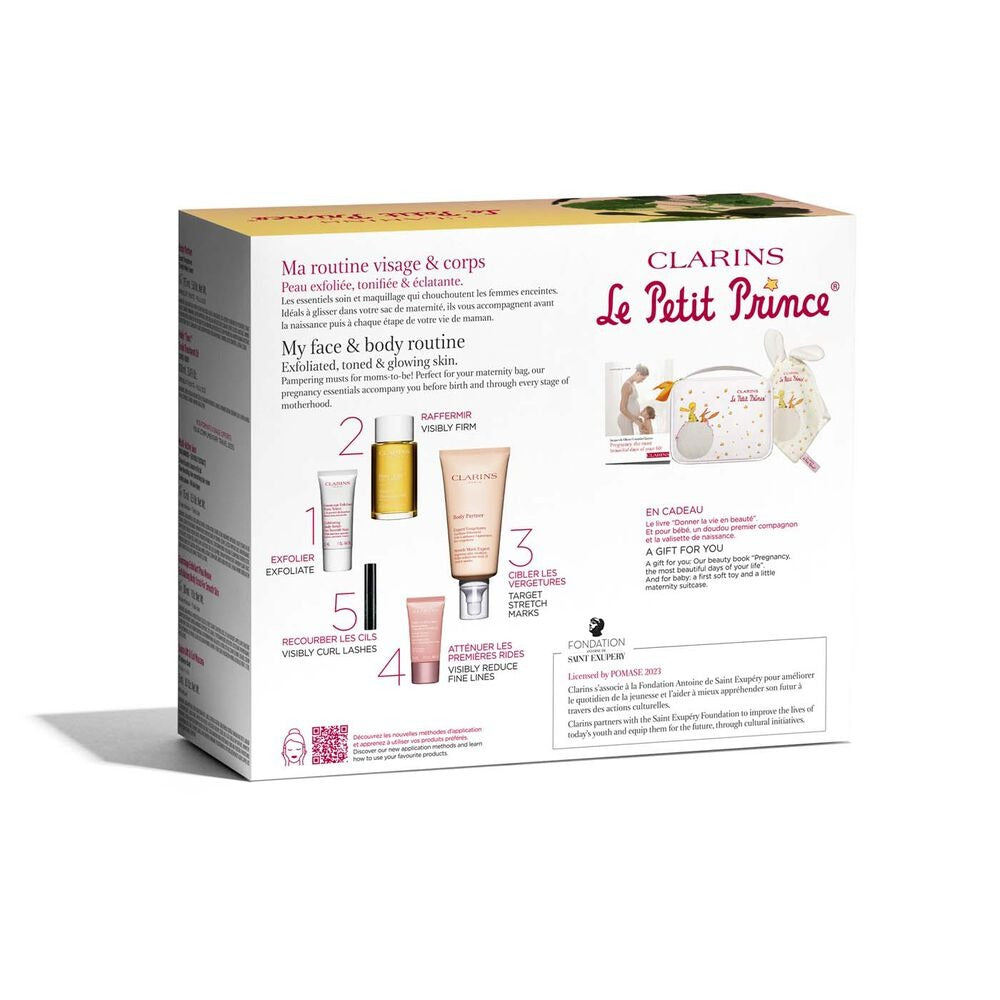 Clarins Beautiful Beginnings Maternity Bag Gift Set | Pregnancy Skincare Essentials