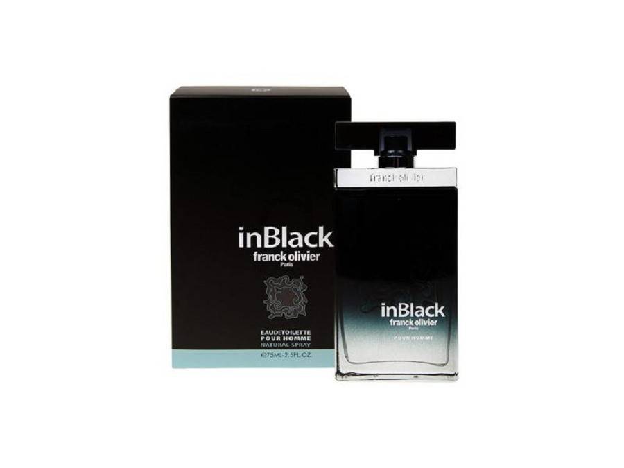 Franck Olivier In Black Eau De Toilette 75ml - Fragrance at MyBeautyBoutique by Franck Olivier