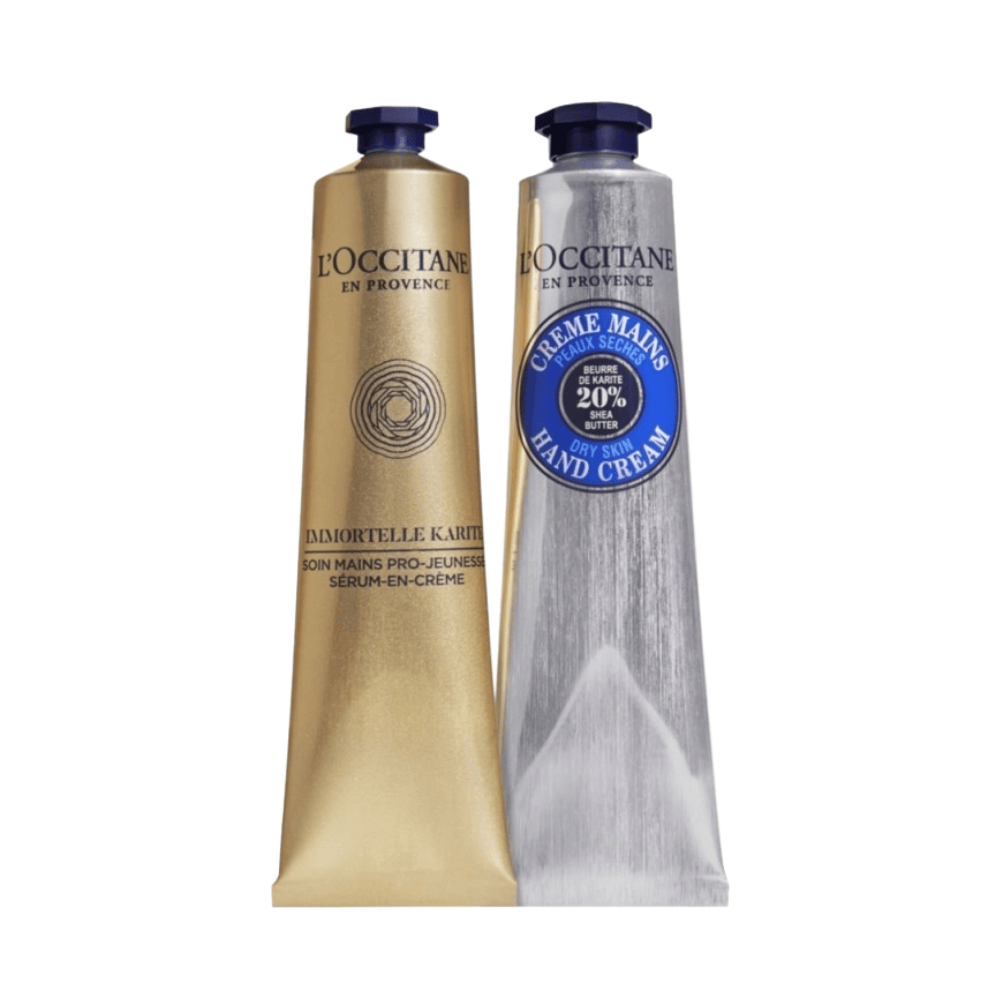 L'Occitane en Provence Hand Cream Gift Set 30ml Immortelle + 30ml Shea