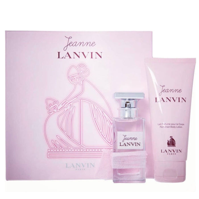 Lanvin Jeanne 2 Piece Gift Set: Eau de Parfum 50ml - Body Lotion 100ml - Gift Set at MyBeautyBoutique by Lanvin