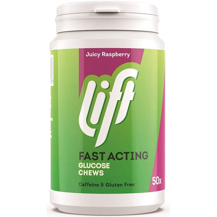 Lift | Fast-Acting Glucose Chewable Energy Raspberry 50 Tablets