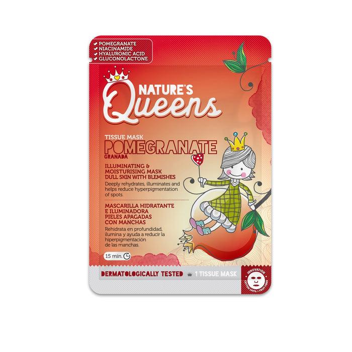 Nature's Queens Illuminating & Moisturising Tissue Mask 25g