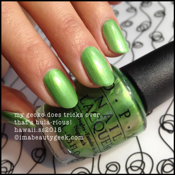 OPI Hawaii Collection Nail Polish 15ml - My Gecko Does Tricks NHL66