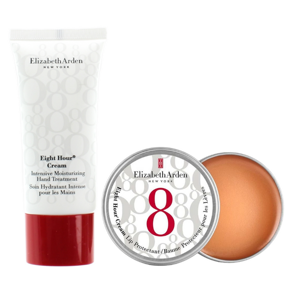 Elizabeth Arden Eight Hour Cream Gift Set 13ml Lip Protectant +  30ml Intensive Moisturising Hand Treatment