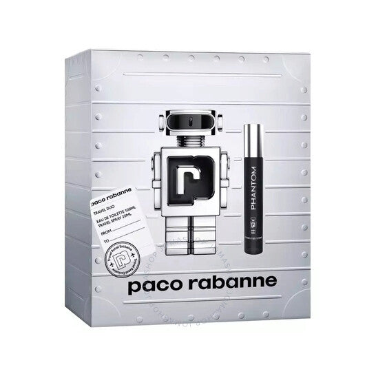 Paco Rabanne Phantom 2 Piece Gift Set: Eau de Toilette 100ml - Eau de Toilette 20ml - Eau de Toilette at MyBeautyBoutique by Paco Rabanne